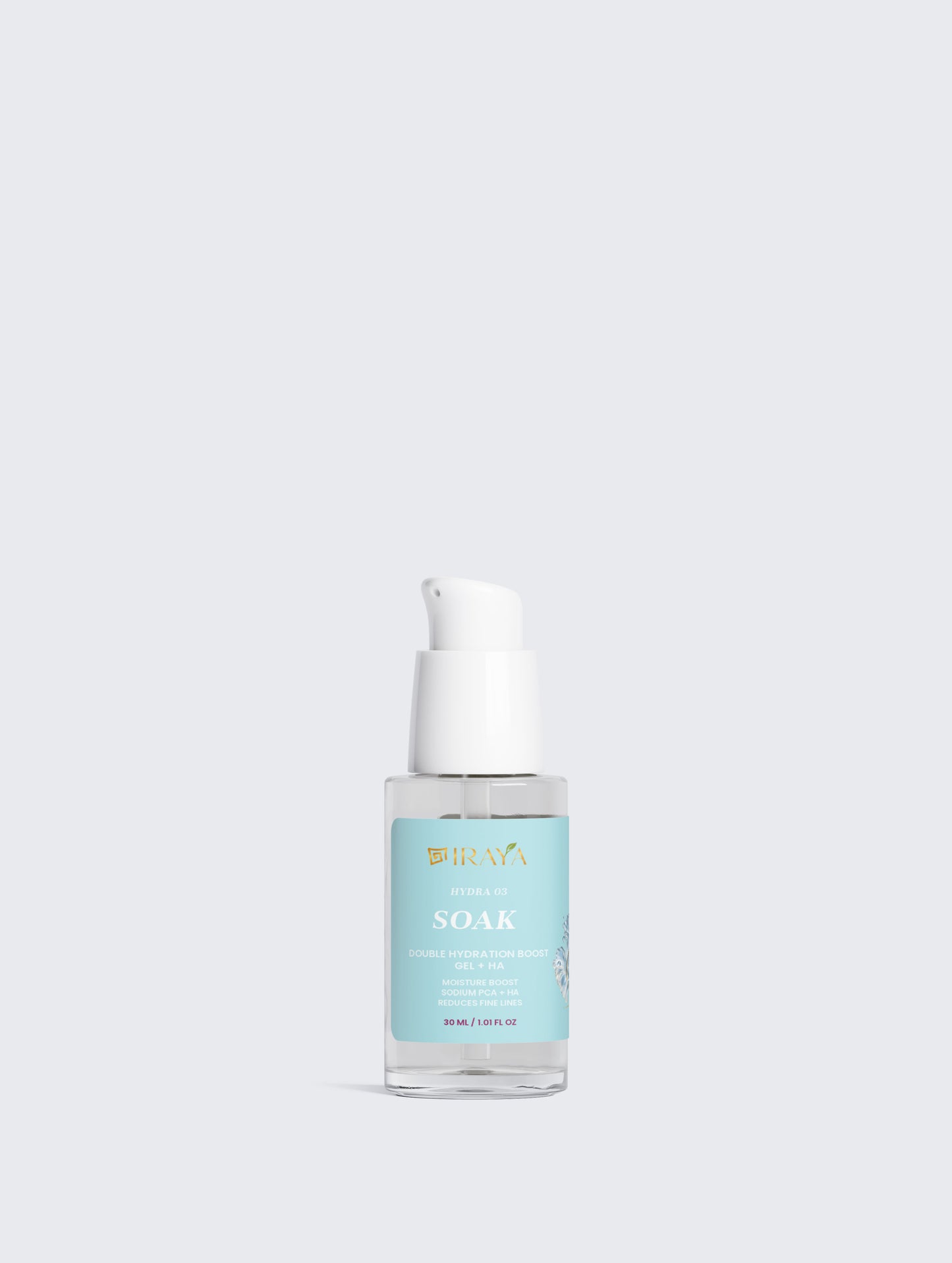 Double Hydration Boost Gel + HA Gel Viso Idratante Intensivo • 30 ml SOAK — HYDRA 03
