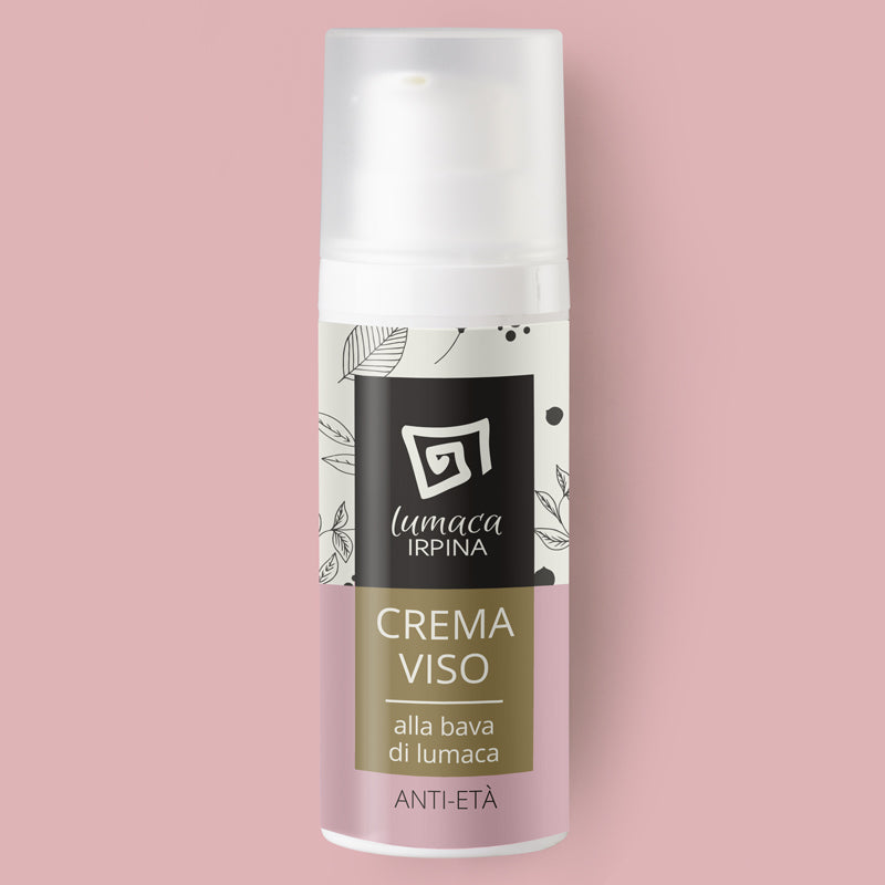 Crema Viso  alla bava di lumaca Andromeda, Anti-età e Antimacchie 50ml Azione riempitiva e anti-rughe   Pelle liscia e assorbimento veloce. ideale per pelli Miste e Secca