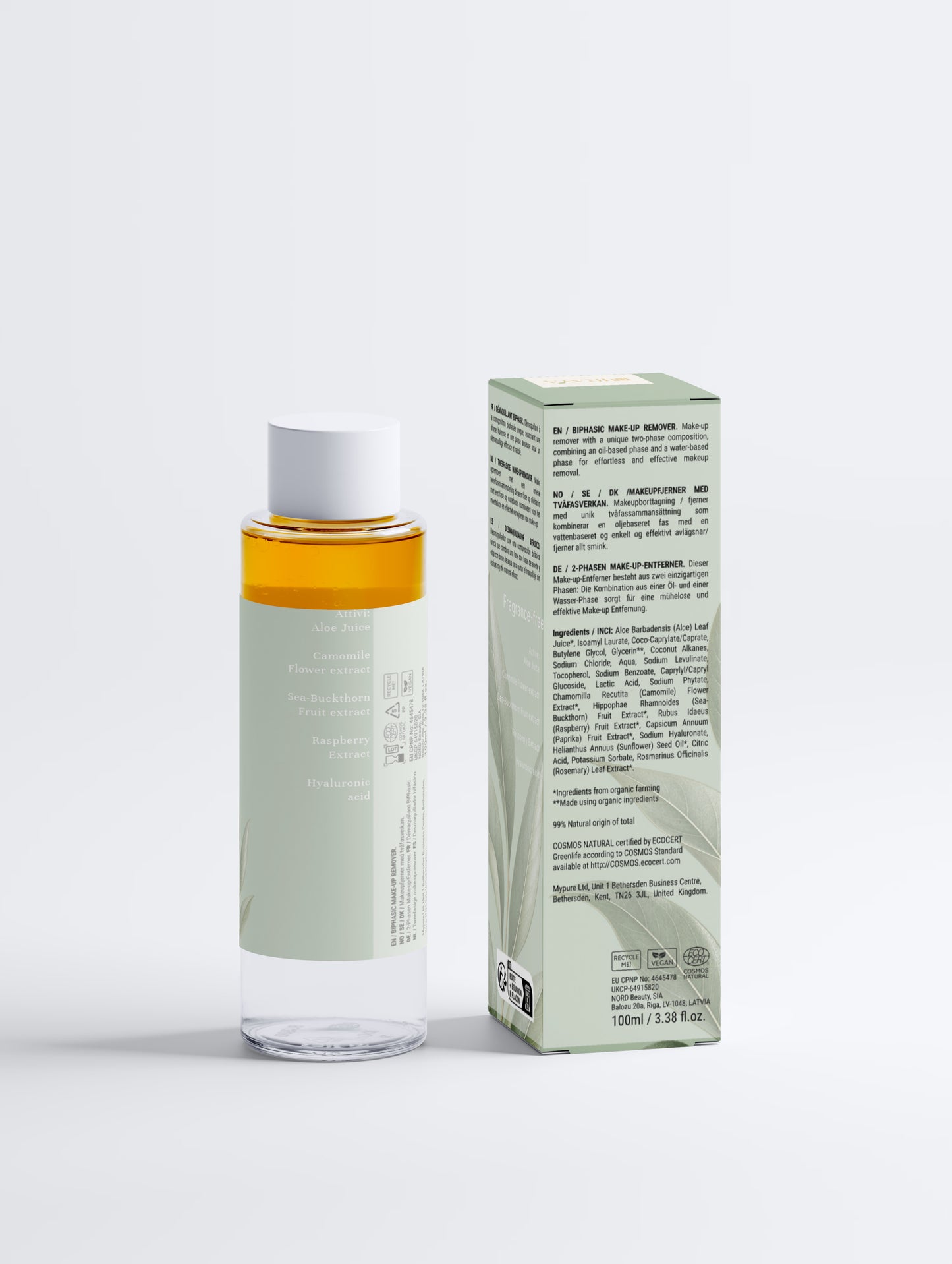 Bi-Phase Gentle Make-up Remover Sensitive & Redness-Prone Skin • Fragrance Free • 100 ml