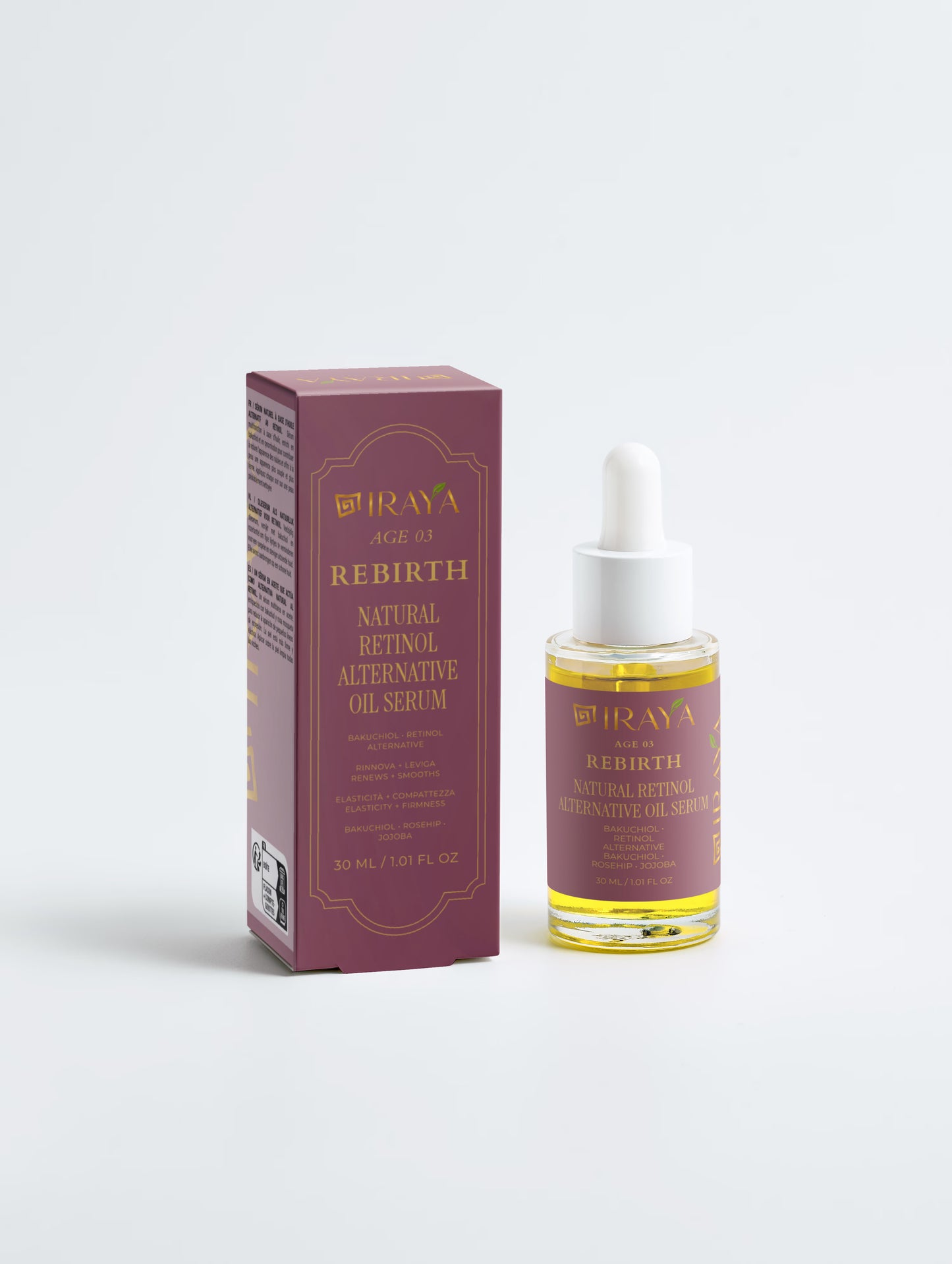 Natural Retinol Alternative Oil Serum 30 ml / 1.01 fl oz REBIRTH — AGE 03