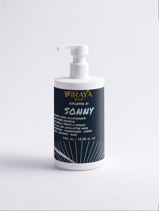 Shampoo Uomo Illuminante per Capelli Spenti e Opachi, Maxi Formato 400 ml SONNY | IRAYA MAN