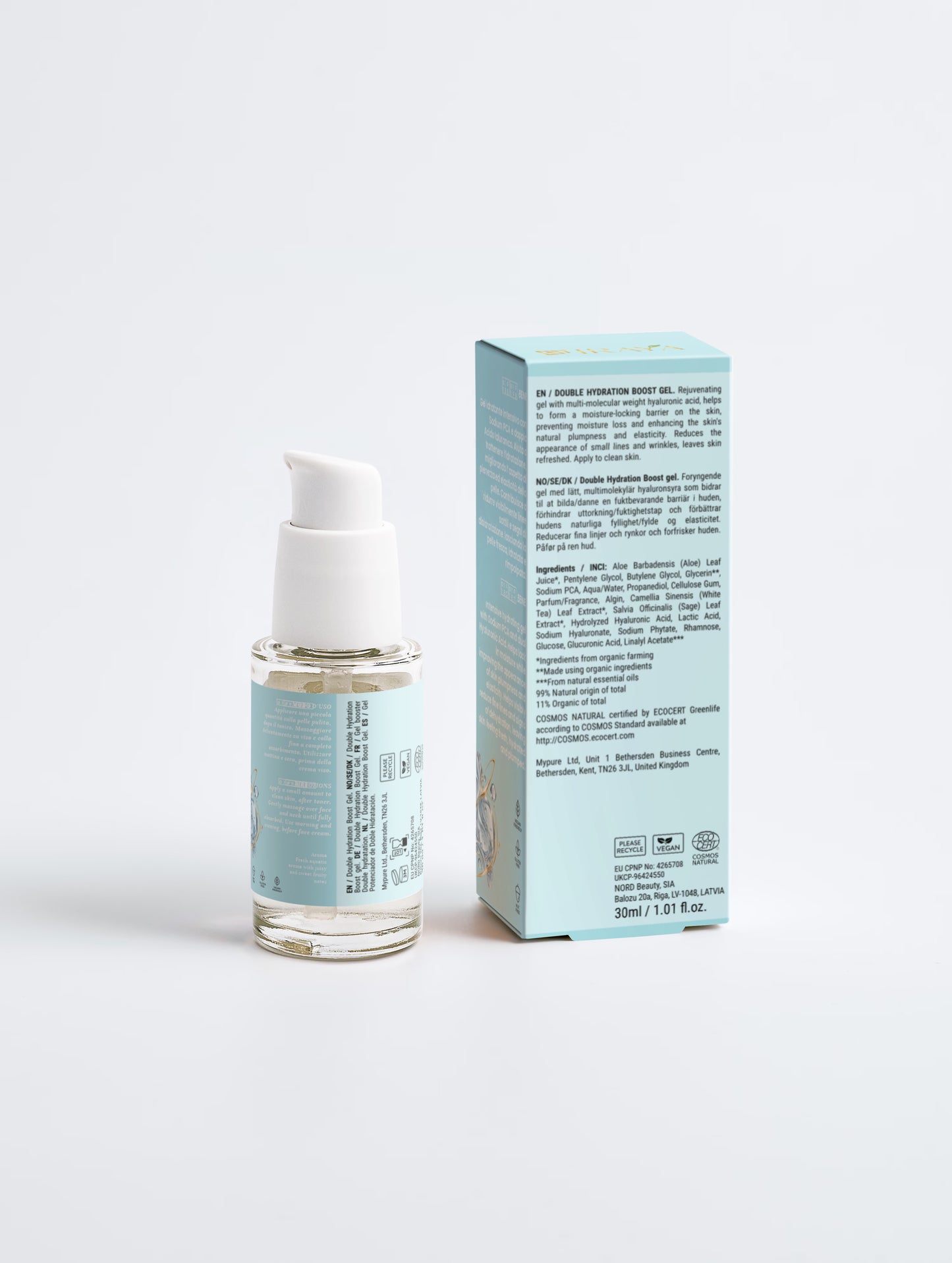 Double Hydration Boost Gel + HA Gel Viso Idratante Intensivo • 30 ml SOAK — HYDRA 03