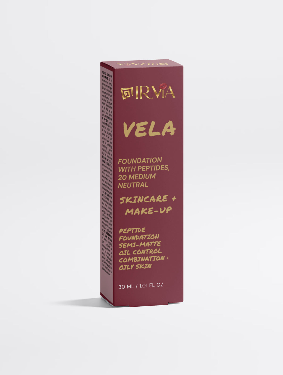 Peptide Semi-Matte 20 Medium Neutral Foundation SKINCARE + MAKE-UP | PELLE MISTA E GRASSA 30 ml 20 Medium Neutral VELA 01 — OIL CONTROL