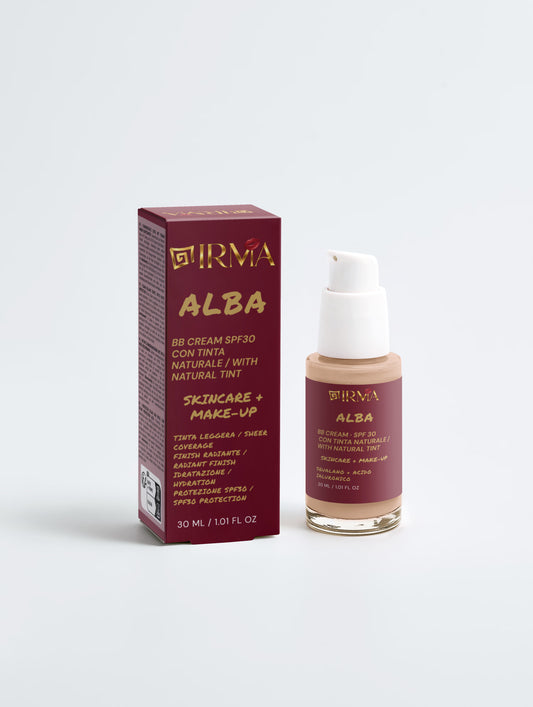 IRMA ALBA — BB Cream SPF30 con Tinta Naturale | SKINCARE + MAKE-UP | 30 ml