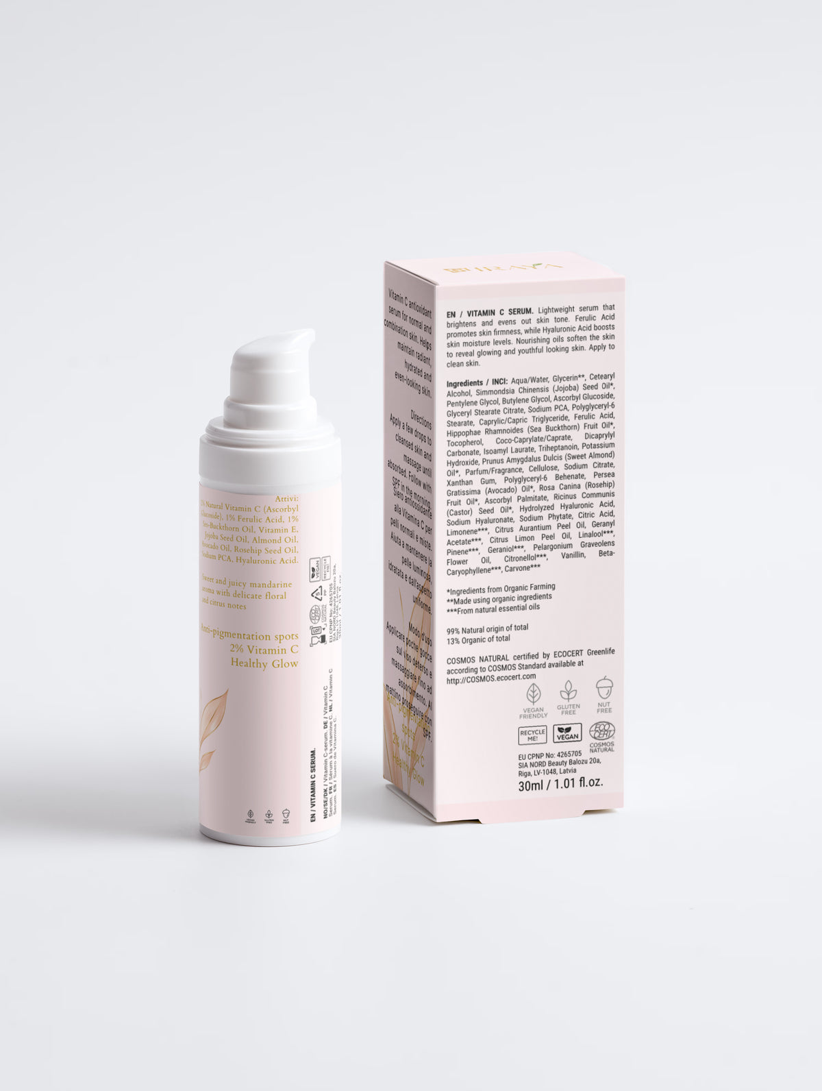 Vitamin C Antioxidant Serum  Pelle normale → mista | 18–30 anni | AM 30ml
