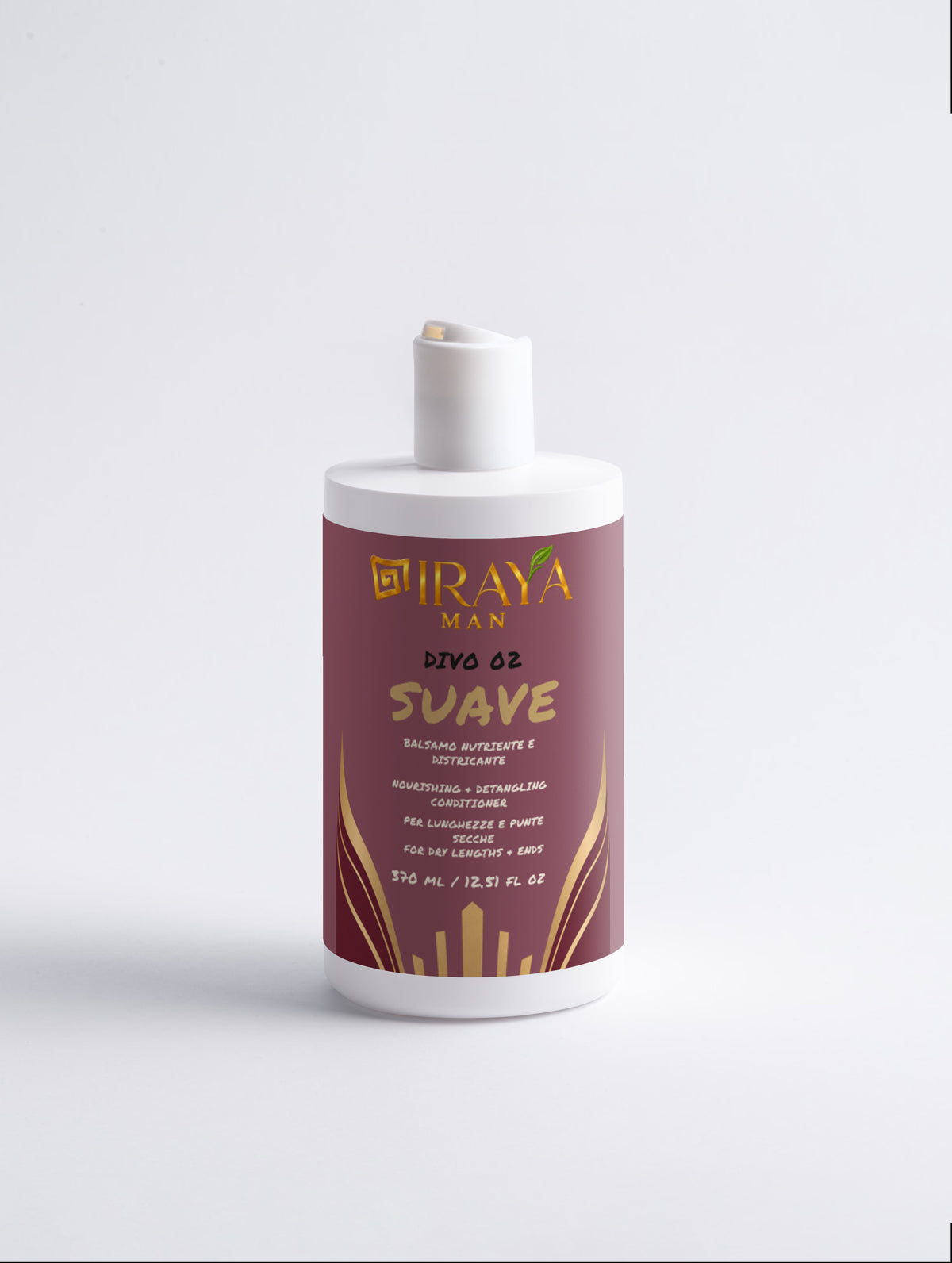 SUAVE — Balsamo Uomo per Punte Secche e Capelli da Districare 370ml | IRAYA MAN