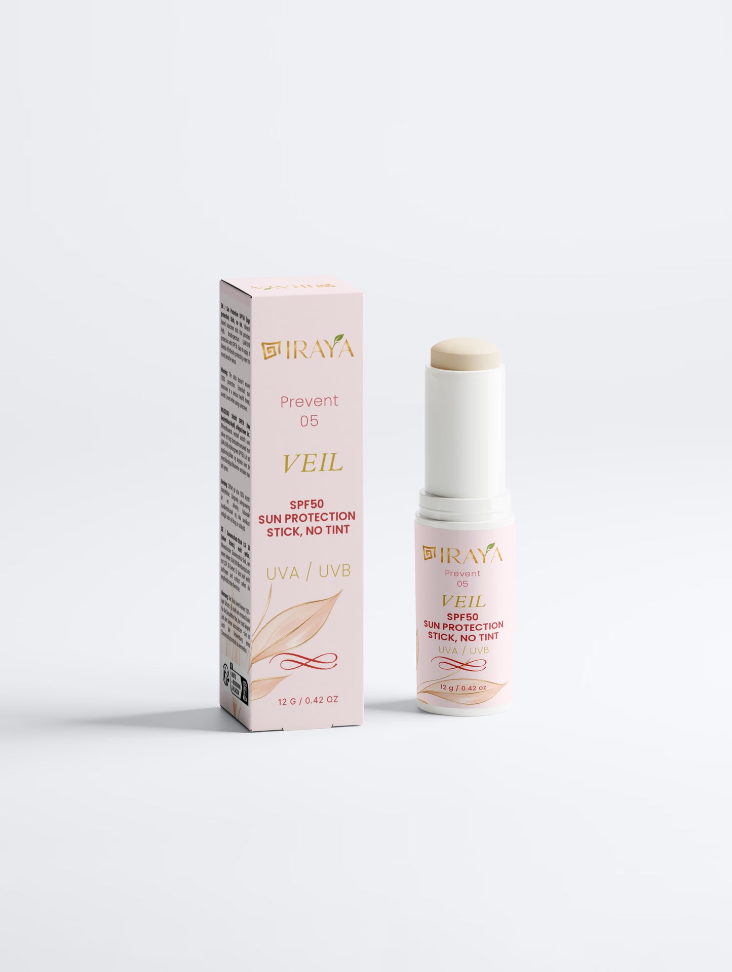 SPF50 Sun Protection Stick — No Tint  Protezione UVA/UVB | 18–30 anni | AM + riapplicazione 12g