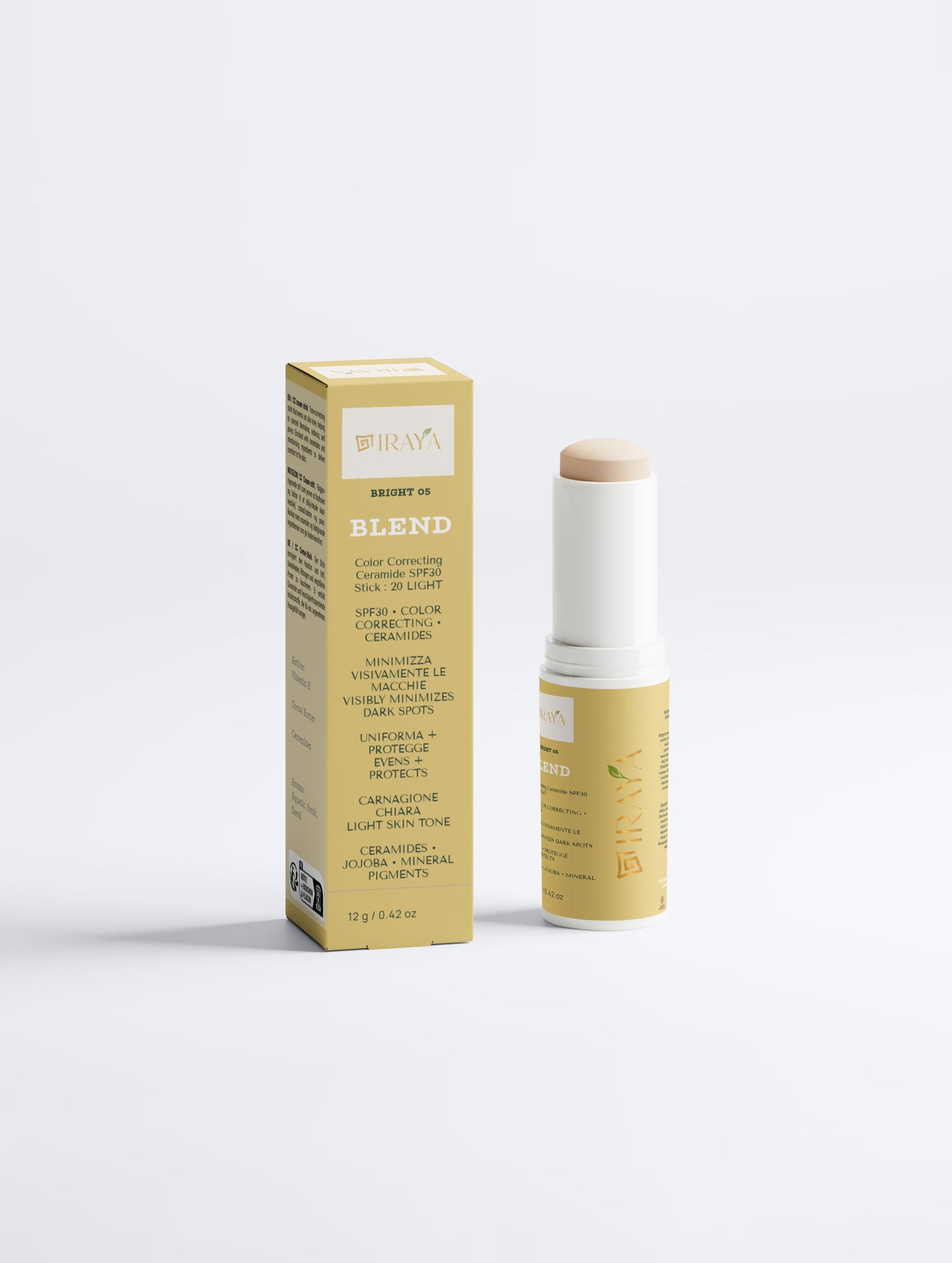 Color Correcting Ceramide SPF30 Stick : 20 LIGHT BLEND — BRIGHT 05