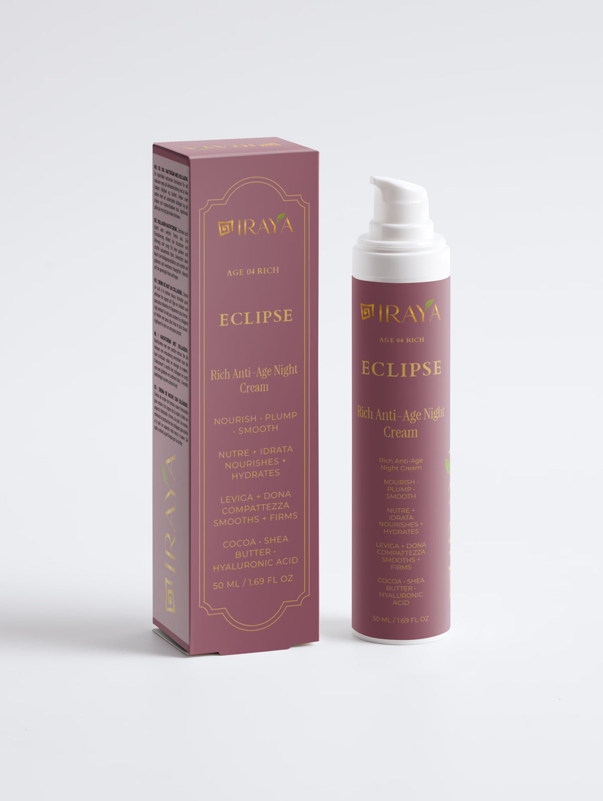 Rich Anti-Age Night Cream  Crema Notte Ricca Anti-Età • 50 ml / 1.69 fl oz Pelle matura • secca ECLIPSE — AGE 04 RICH