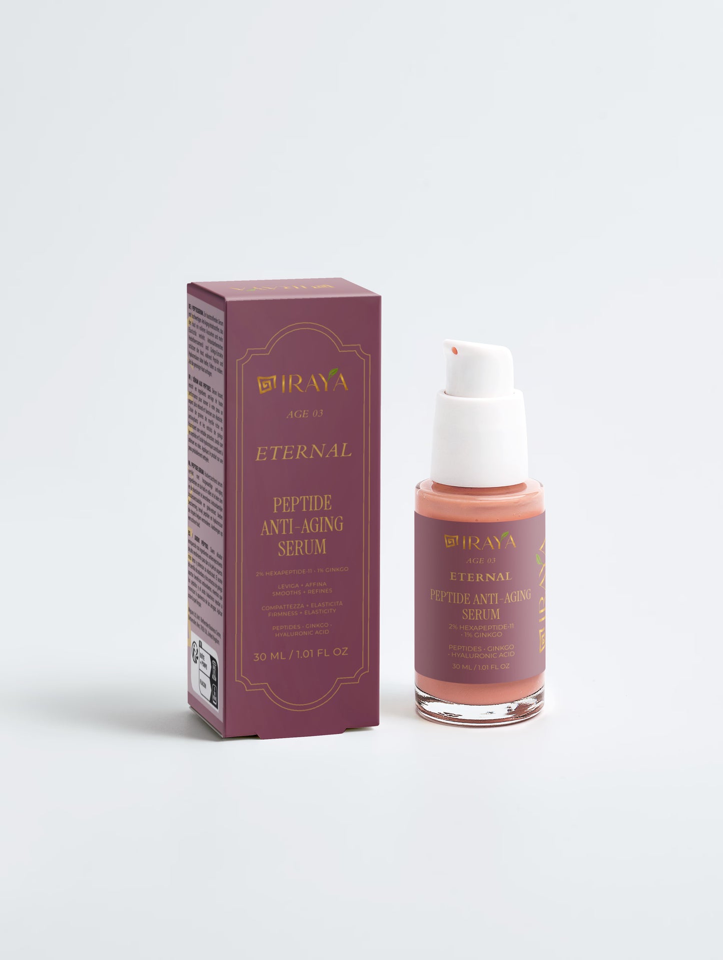 Peptide Anti-Aging Serum Siero Anti-Età a Peptidi • 30 ml / 1.01 fl oz ETERNAL — AGE 03