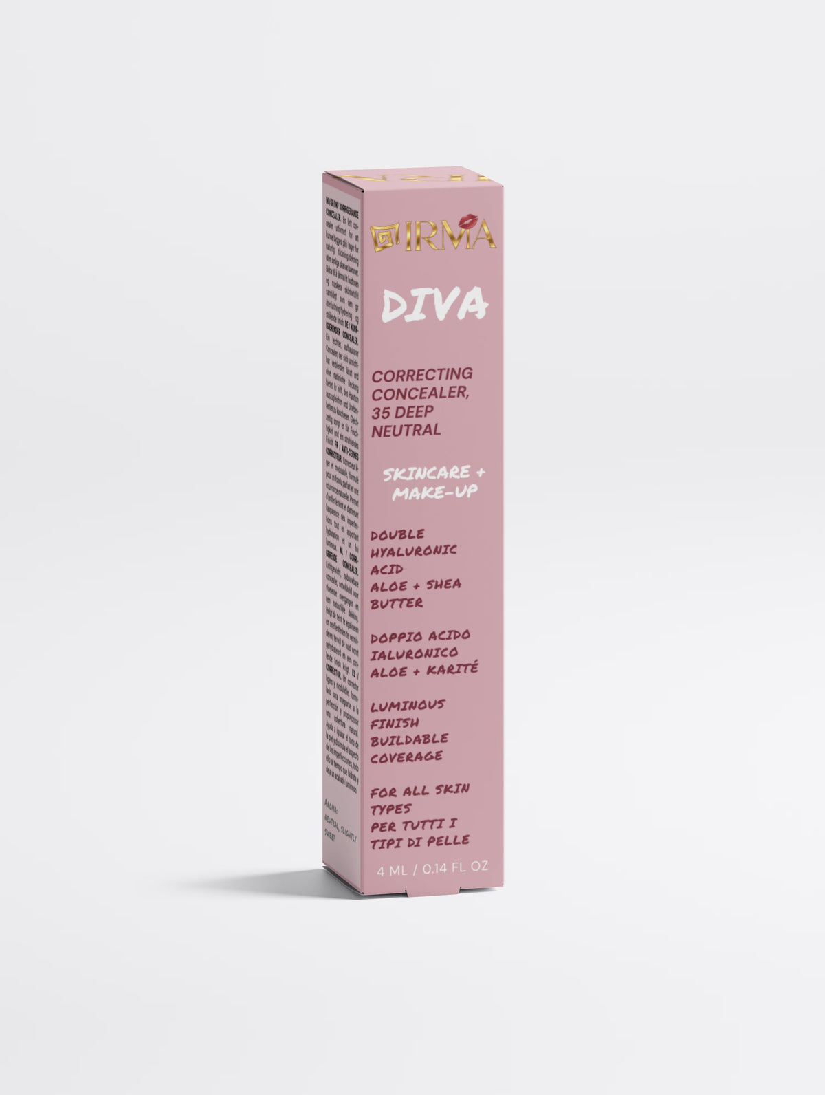 IRMA DIVA 35 — Correcting Concealer 35 Deep Neutral | SKINCARE + MAKE-UP | TUTTI I TIPI DI PELLE | 4 ml