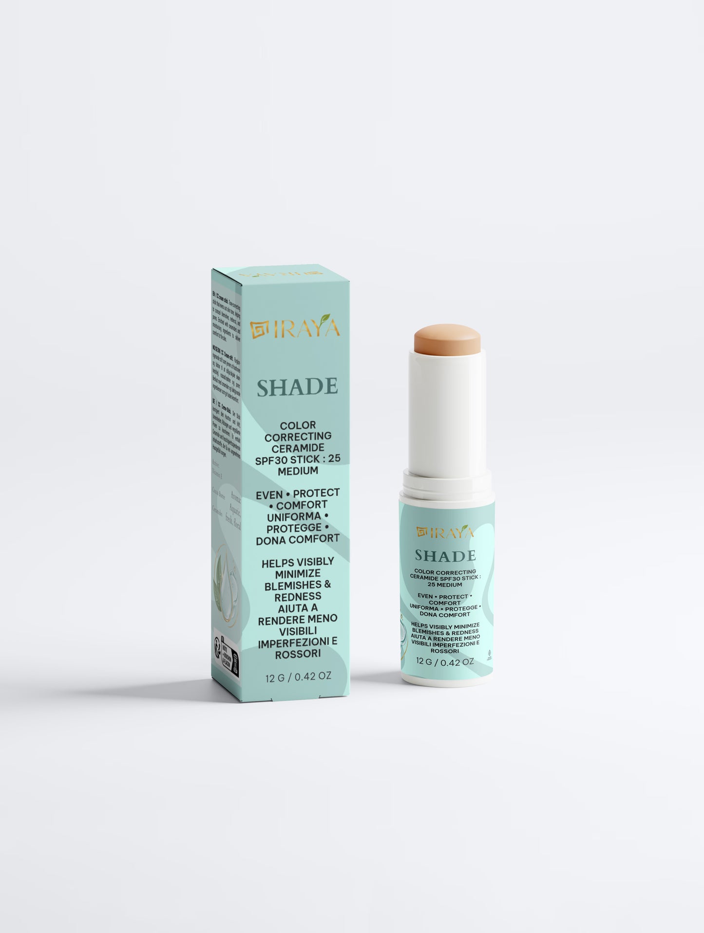 Color Correcting Ceramide SPF30 Stick : 25 MEDIUM Carnagioni Medie 12 g