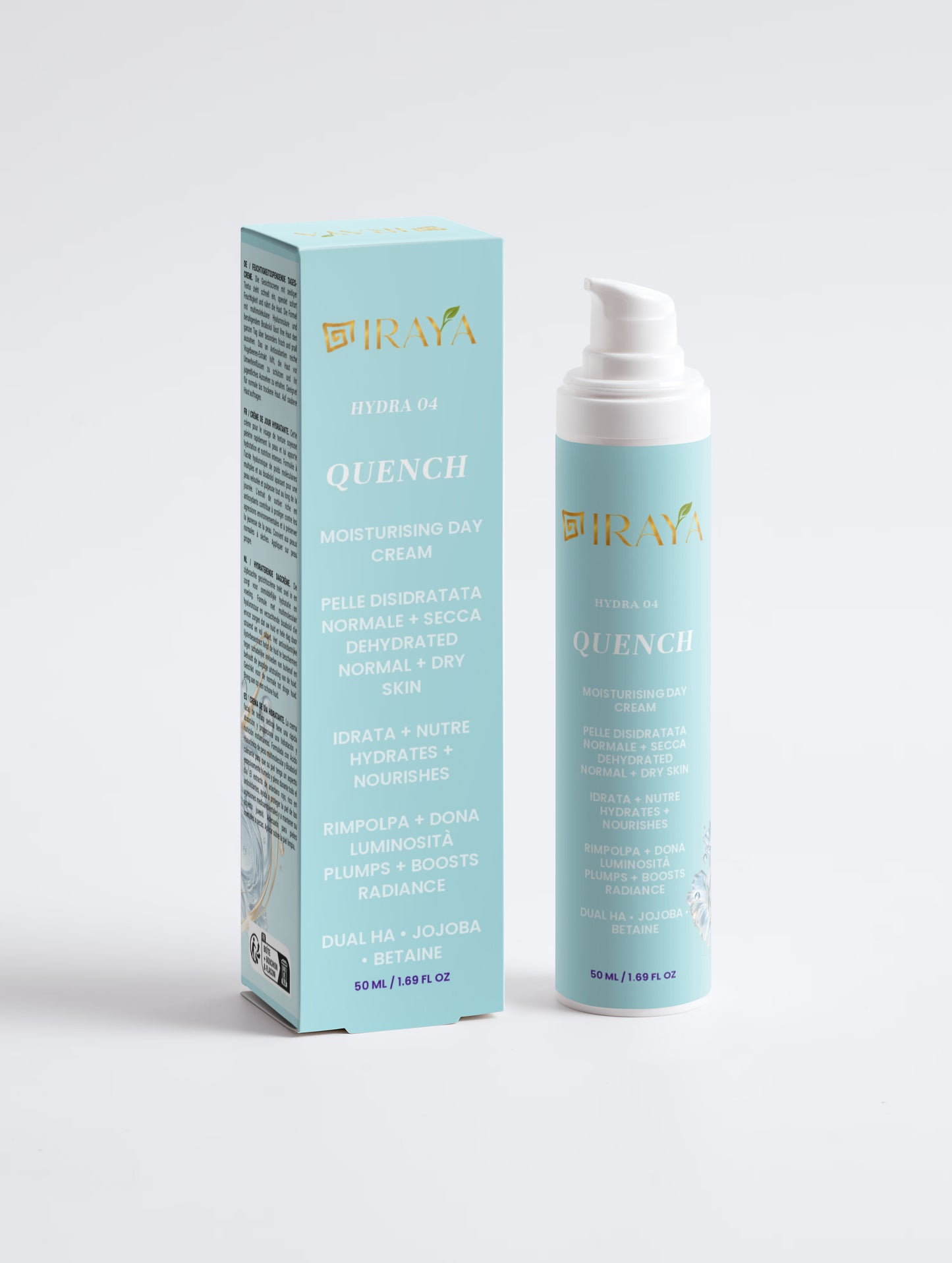 Hydrating Face Cream  Crema Viso Idratante • 50 ml QUENCH — HYDRA 04