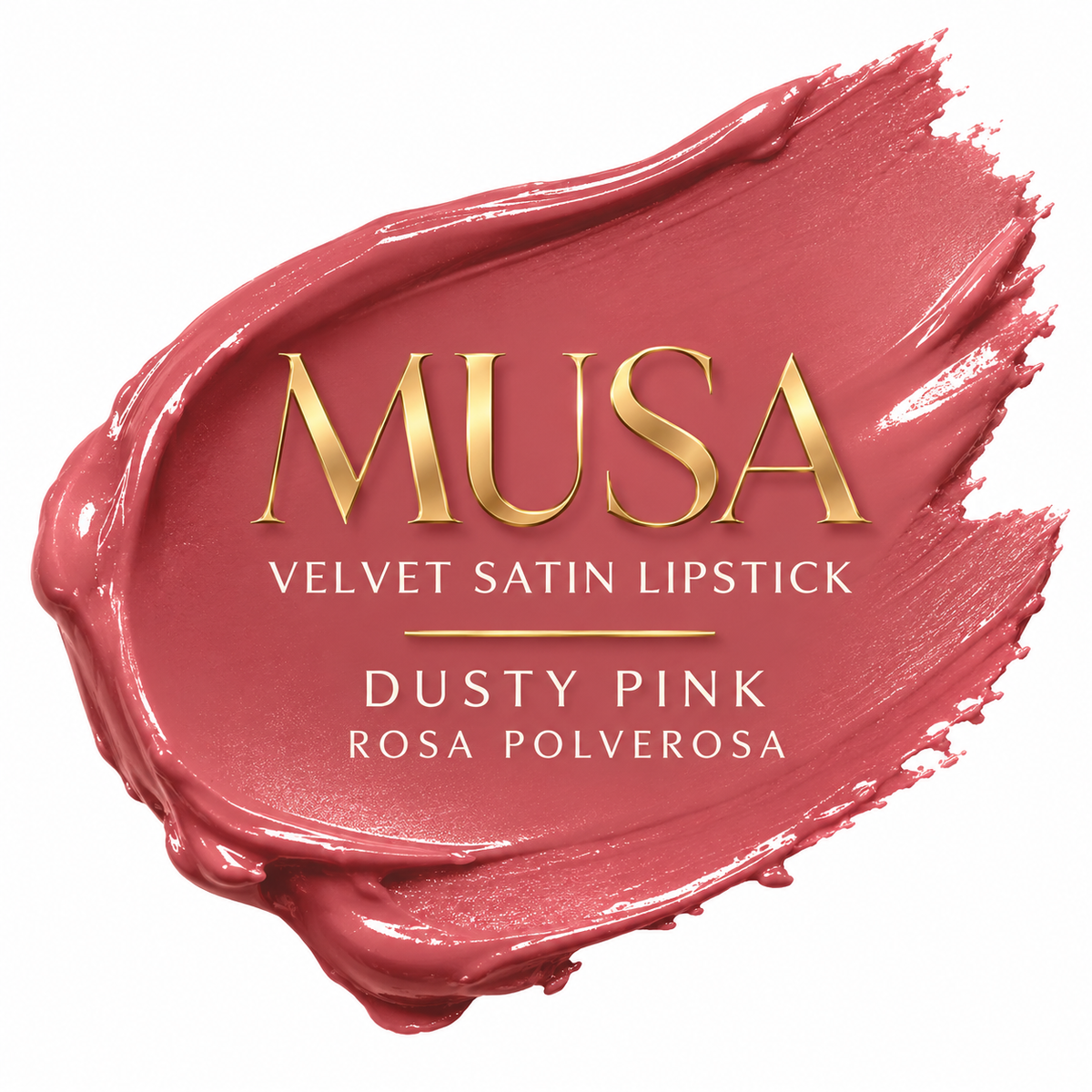 IRMA MUSA — Rossetto Satinato / Velvet Satin Lipstick | Rosa Polverosa – Dusty Pink | 4 g