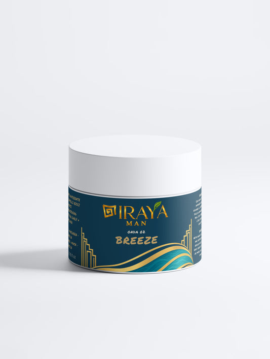 BREEZE – Trattamento 3 in 1 Uomo per Capelli Ricci e Mossi Anticrespo 200 ml | IRAYA MAN