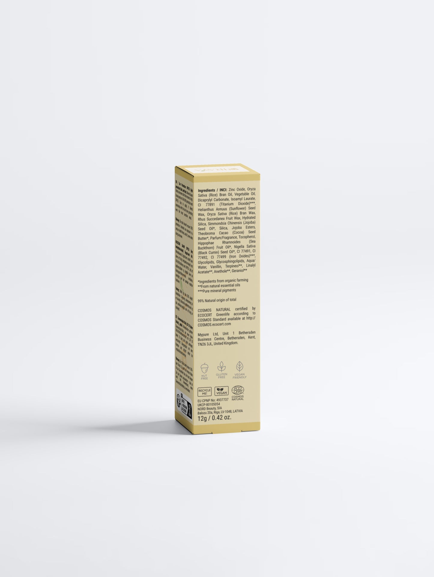 Tinted Mineral Sun Stick SPF50  Stick Solare Minerale Colorato SPF50 • 12 g SOLAR — BRIGHT 05