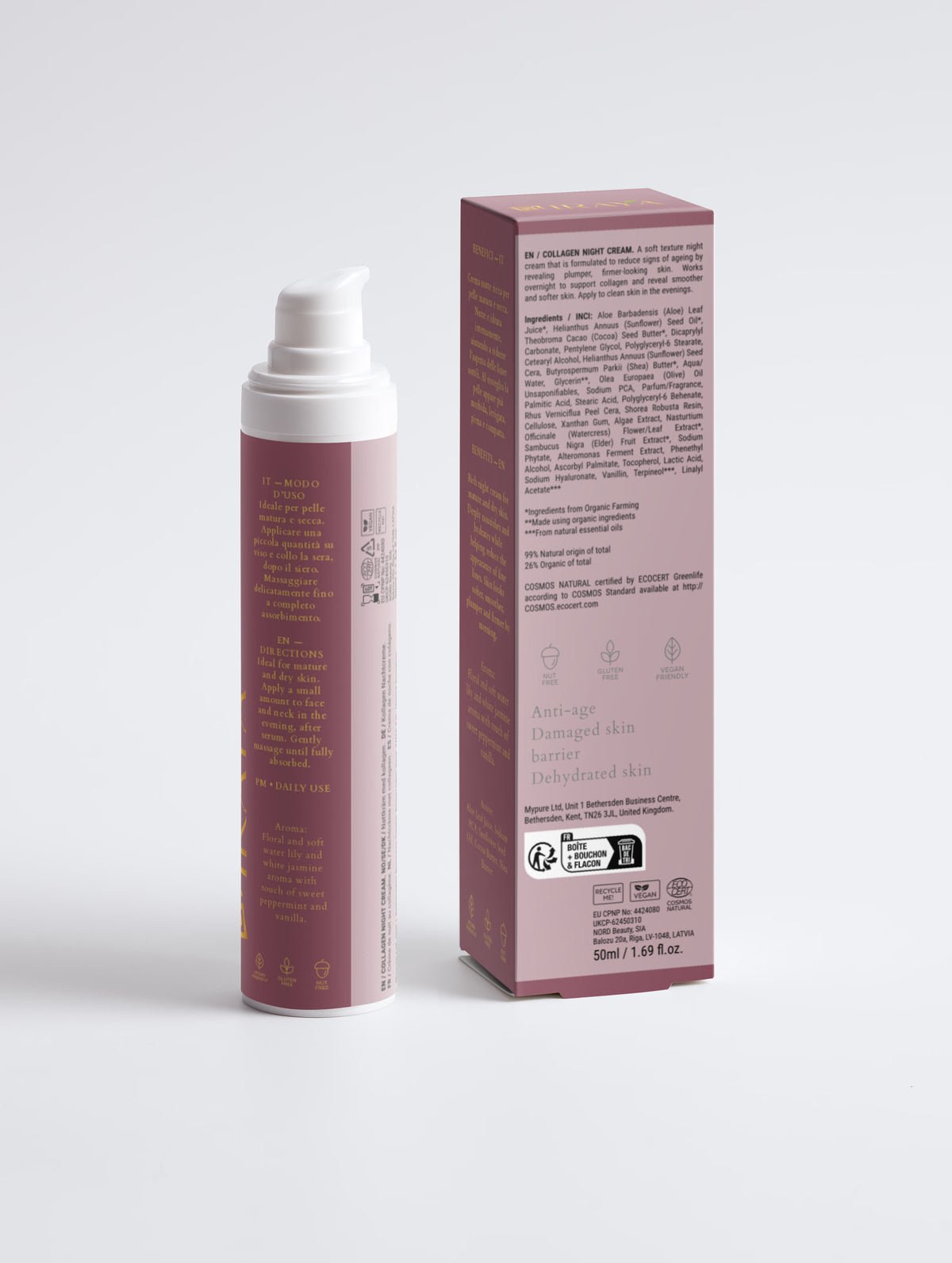 Rich Anti-Age Night Cream  Crema Notte Ricca Anti-Età • 50 ml / 1.69 fl oz Pelle matura • secca ECLIPSE — AGE 04 RICH