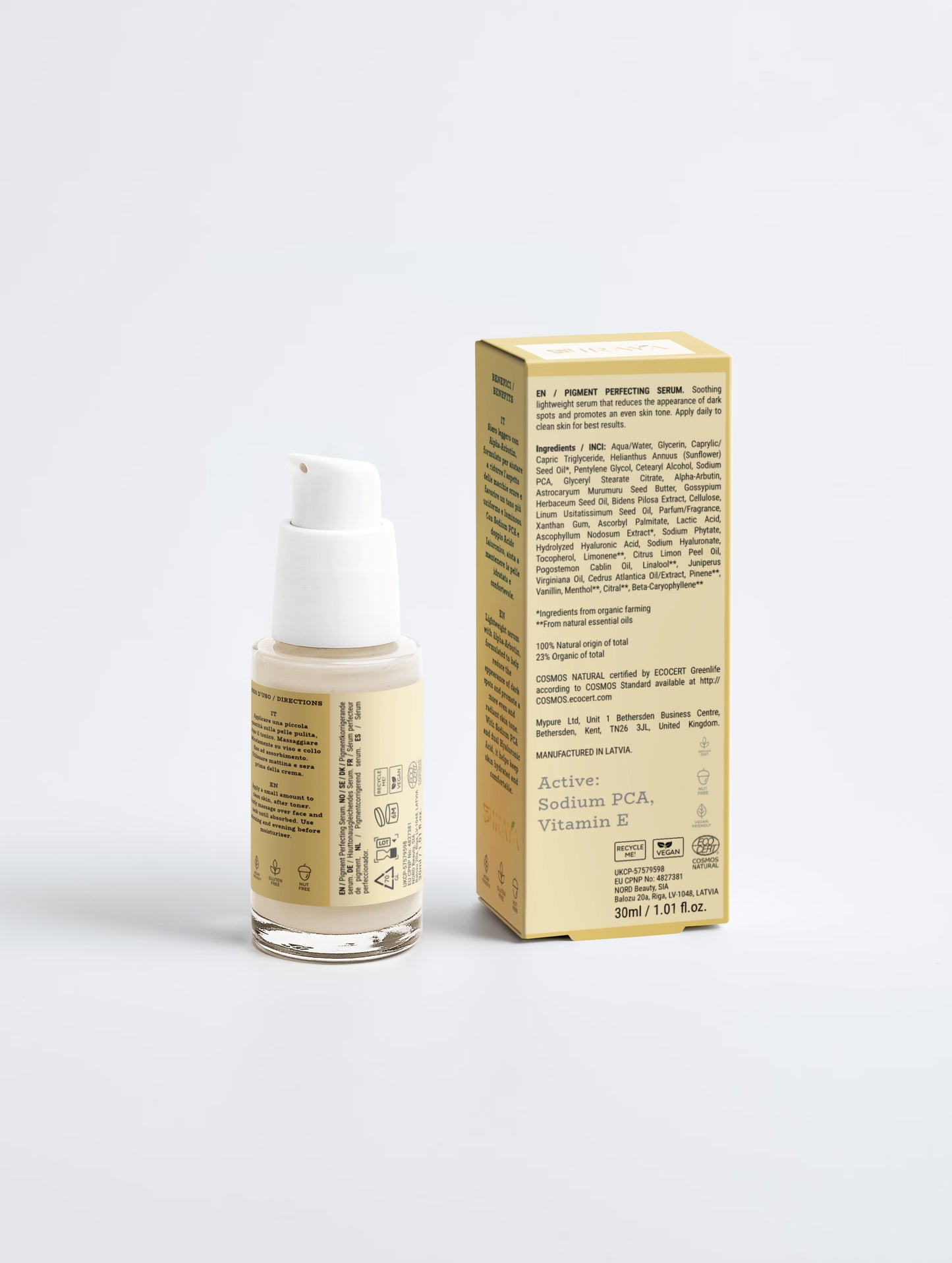 Pigment Perfecting Serum Siero Viso Uniformante e Illuminante • 30 ml EVEN — BRIGHT 03