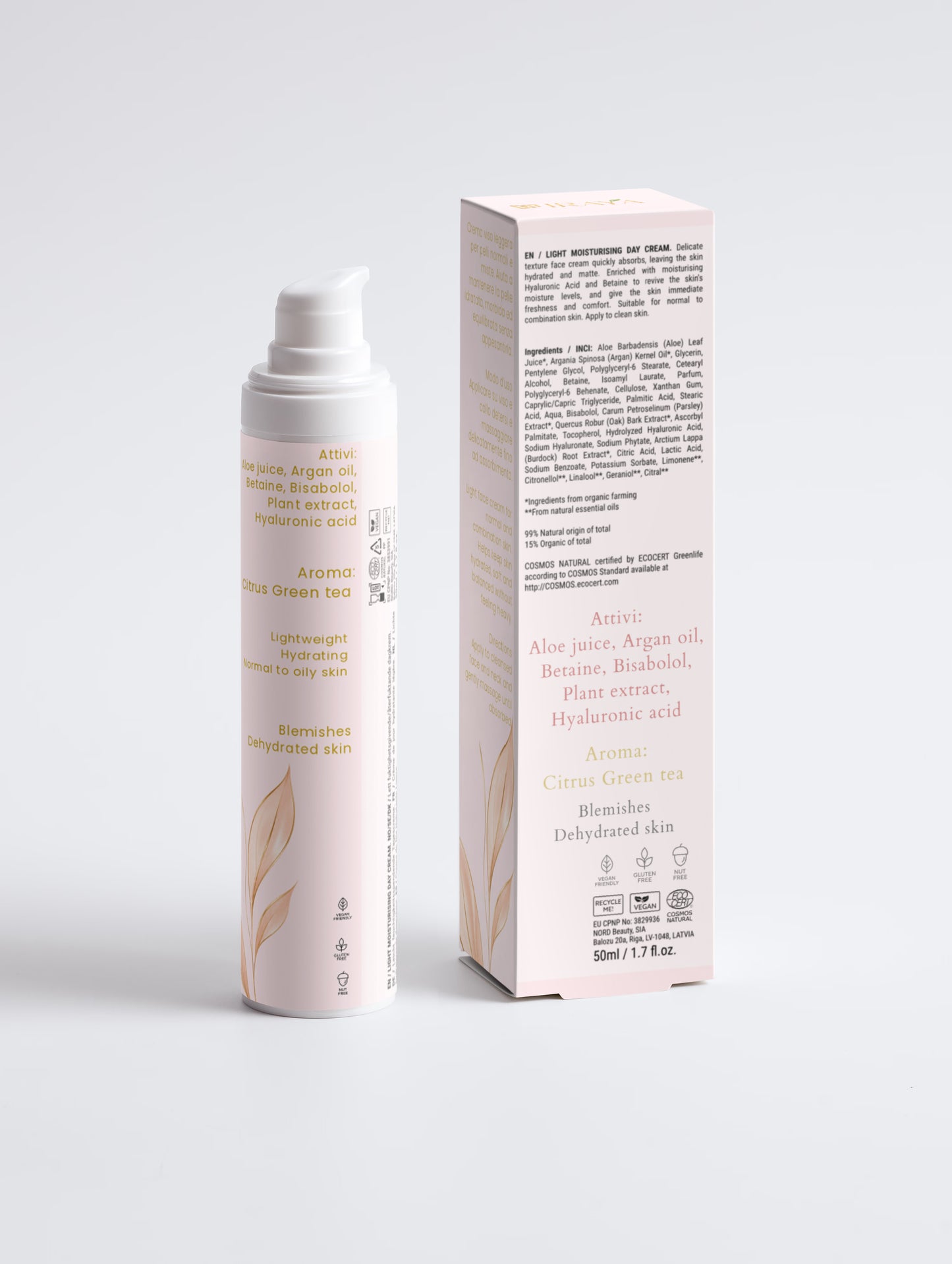 Light Moisturising Day Cream  Pelle normale → mista | 18–30 anni | AM/PM 50ml