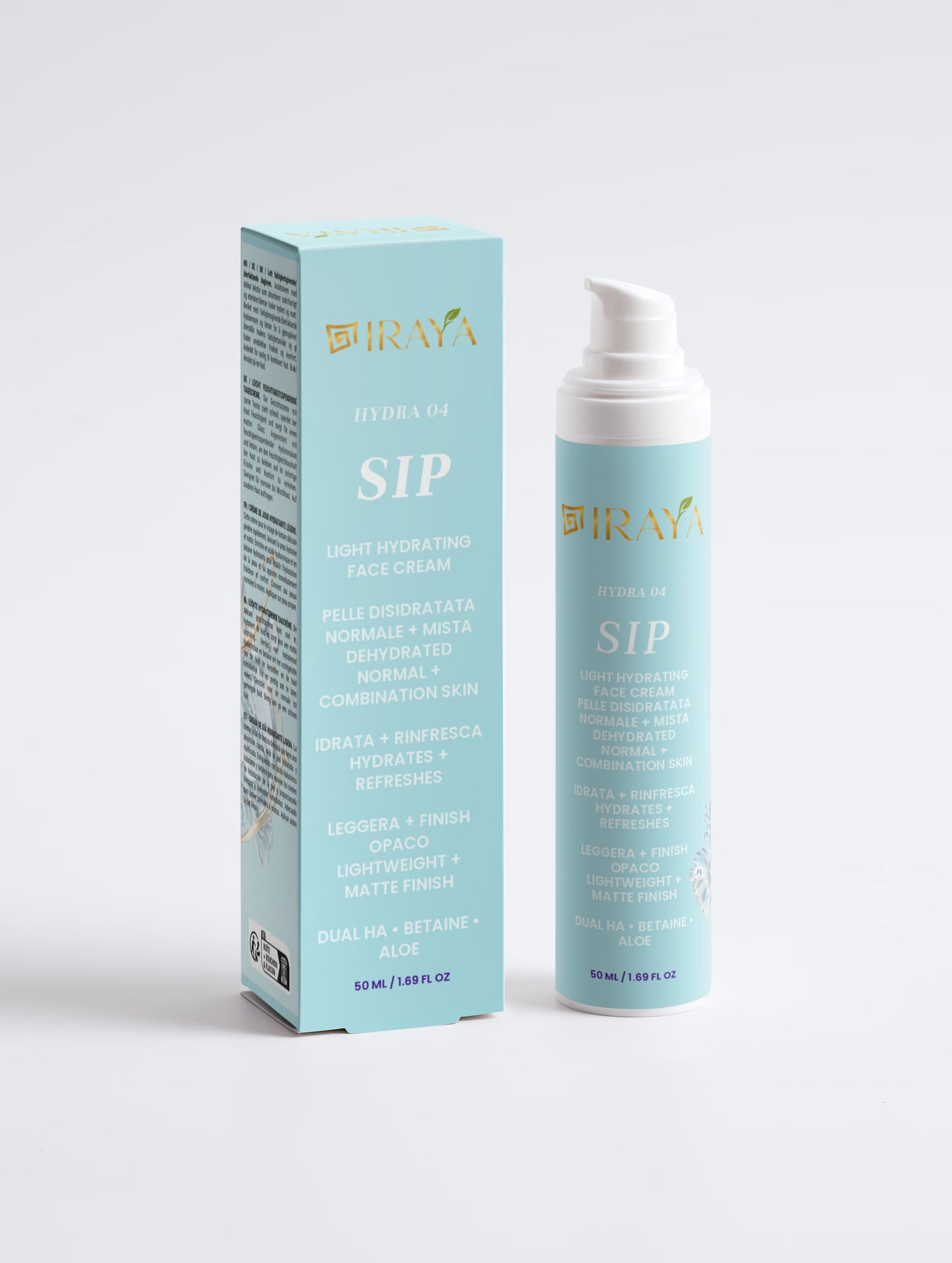 Light Hydrating Face Cream  Crema Viso Idratante Leggera • 50 ml SIP — HYDRA 04