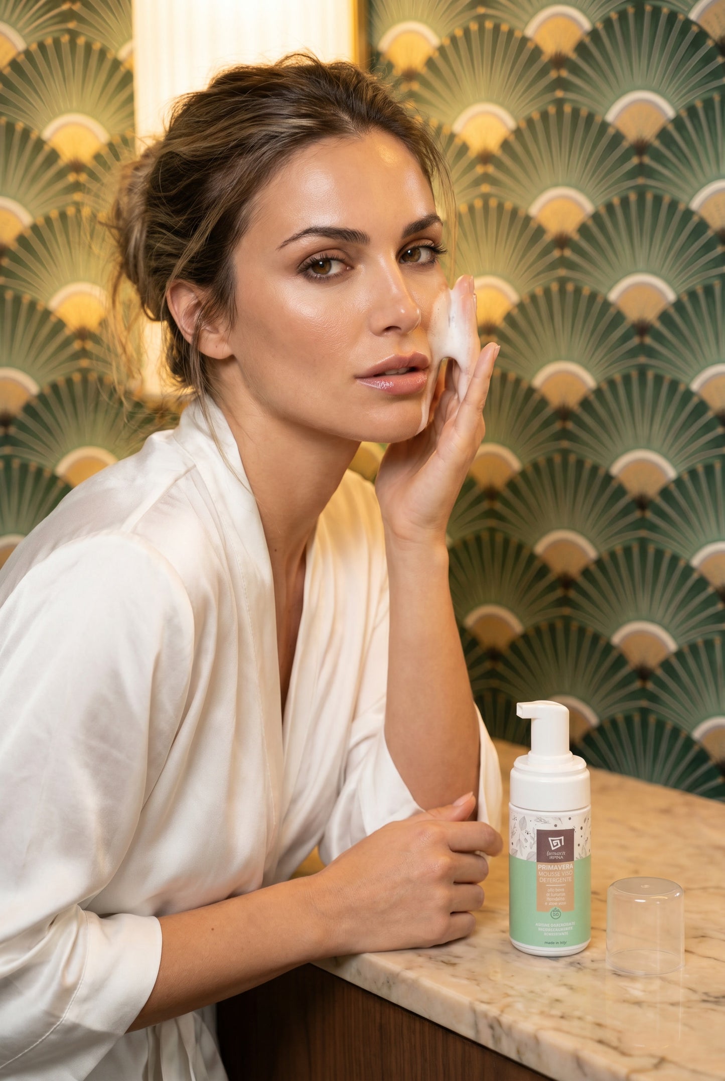 Mousse detergente Primavera alla bava di lumaca  struccante 100ml