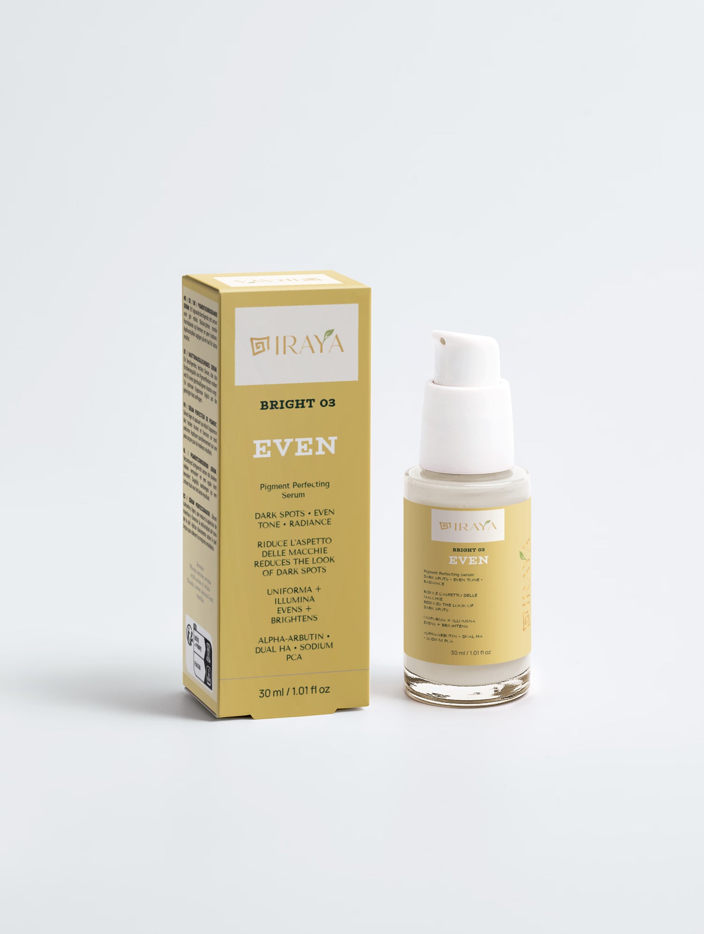 Pigment Perfecting Serum Siero Viso Uniformante e Illuminante • 30 ml EVEN — BRIGHT 03