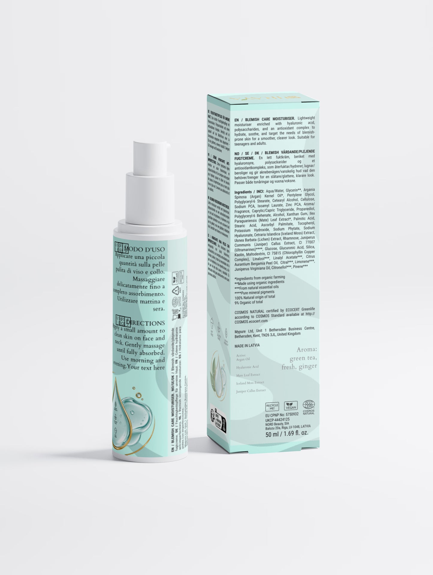 Acne Care Moisturiser Pelle Grassa • Soggetta a Imperfezioni Oily • Blemish-Prone Skin 50 ml