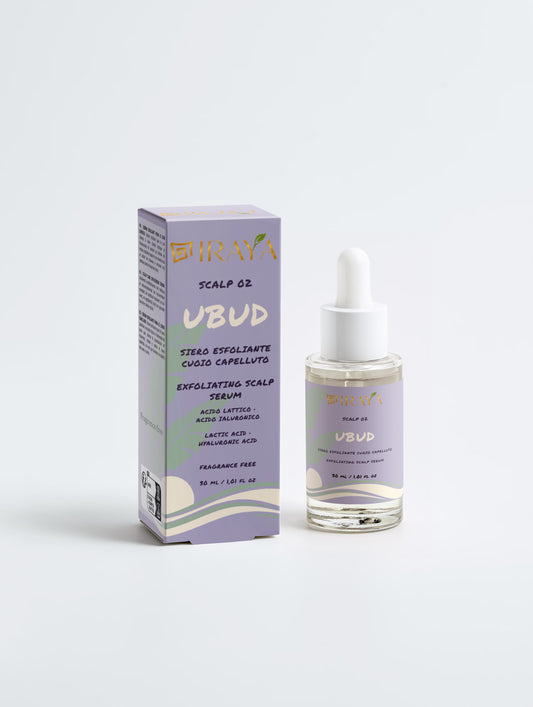Siero esfoliante per cuoio capelluto senza profumo 30 ml — UBUD | IRAYA SCALP