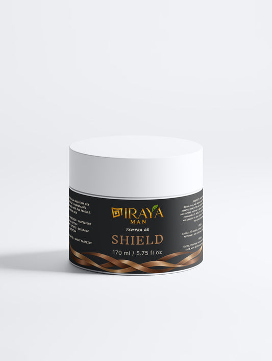 Maschera Uomo alla Cheratina per Capelli Fragili e Danneggiati 170 ml – SHIELD | IRAYA MAN