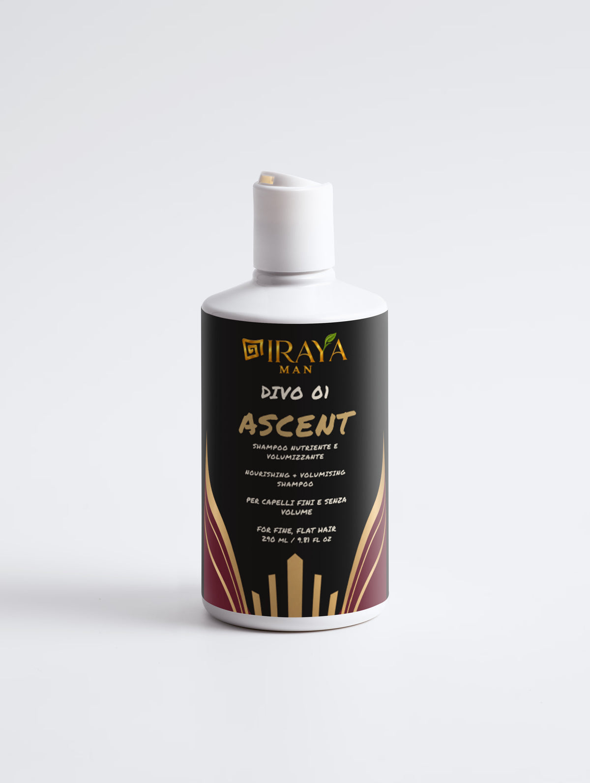 ASCENT  — Shampoo Uomo per Capelli Fini e Piatti | IRAYA MAN