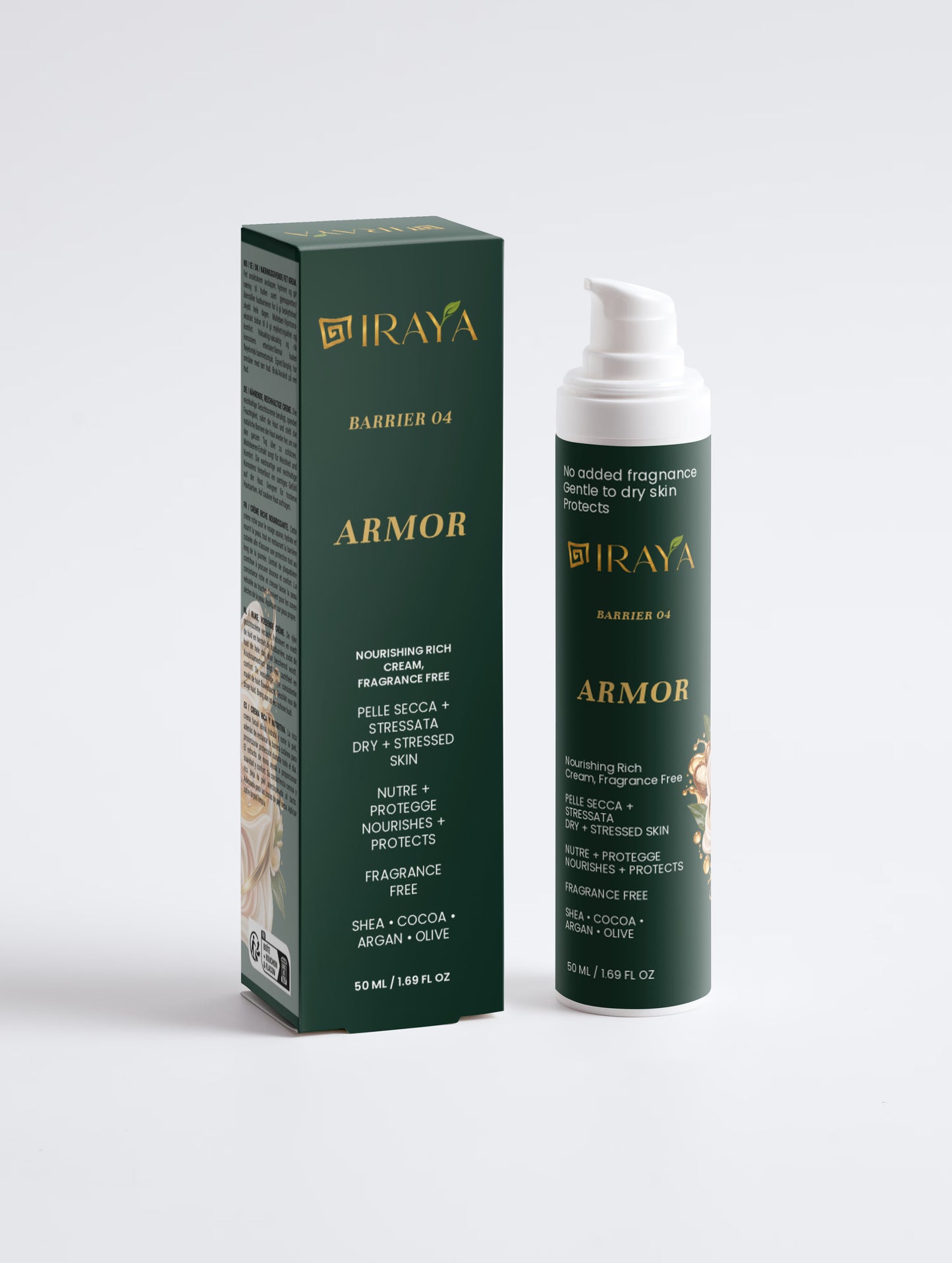 Nourishing Rich Cream, Fragrance Free Crema Viso Ricca Nutriente • 50 ml ARMOR — BARRIER