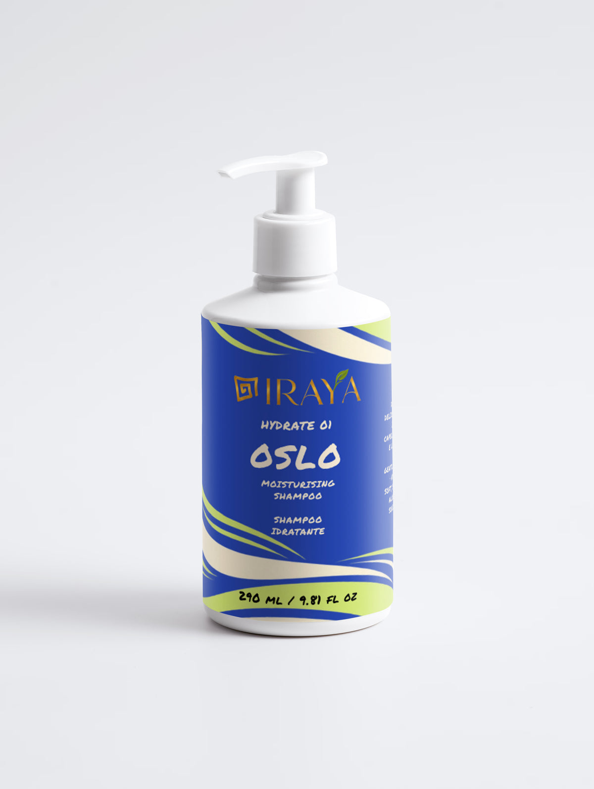 Cofanetto Regalo Capelli OSLO & IRPINIA | Shampoo Idratante 290 ml + Spray Cheratina 100 ml | IRAYA