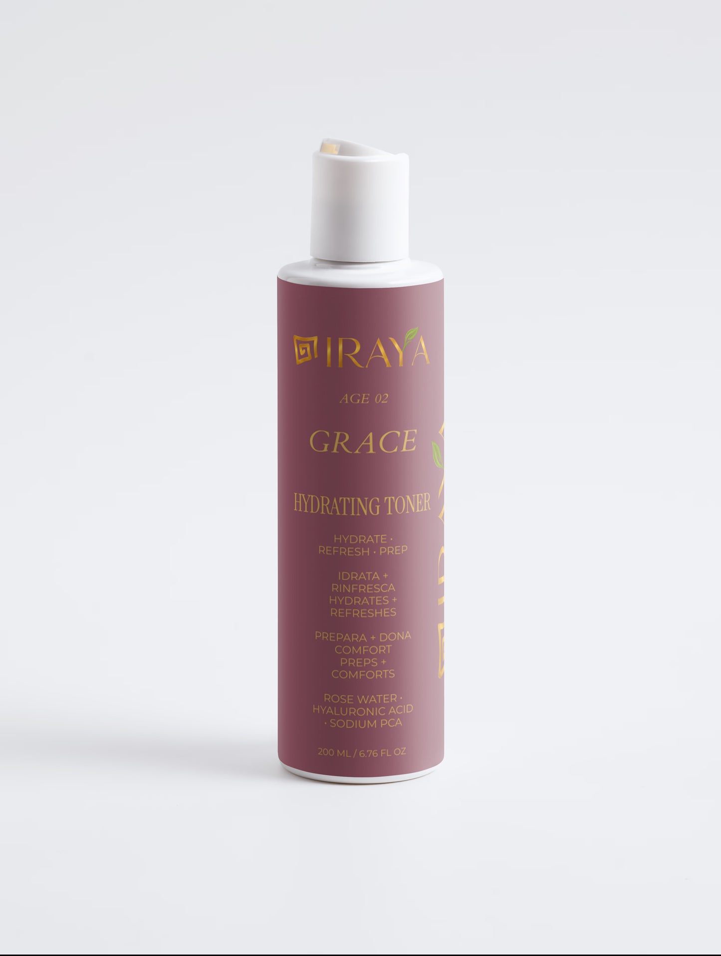 Hydrating Toner Tonico Idratante • 200 ml / 6.76 fl oz GRACE — AGE 02